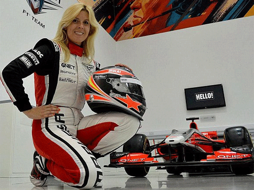 Maria De Villota là tay đua thử nghiệm nữ giới duy nhất trong làng F1 hiện nay.